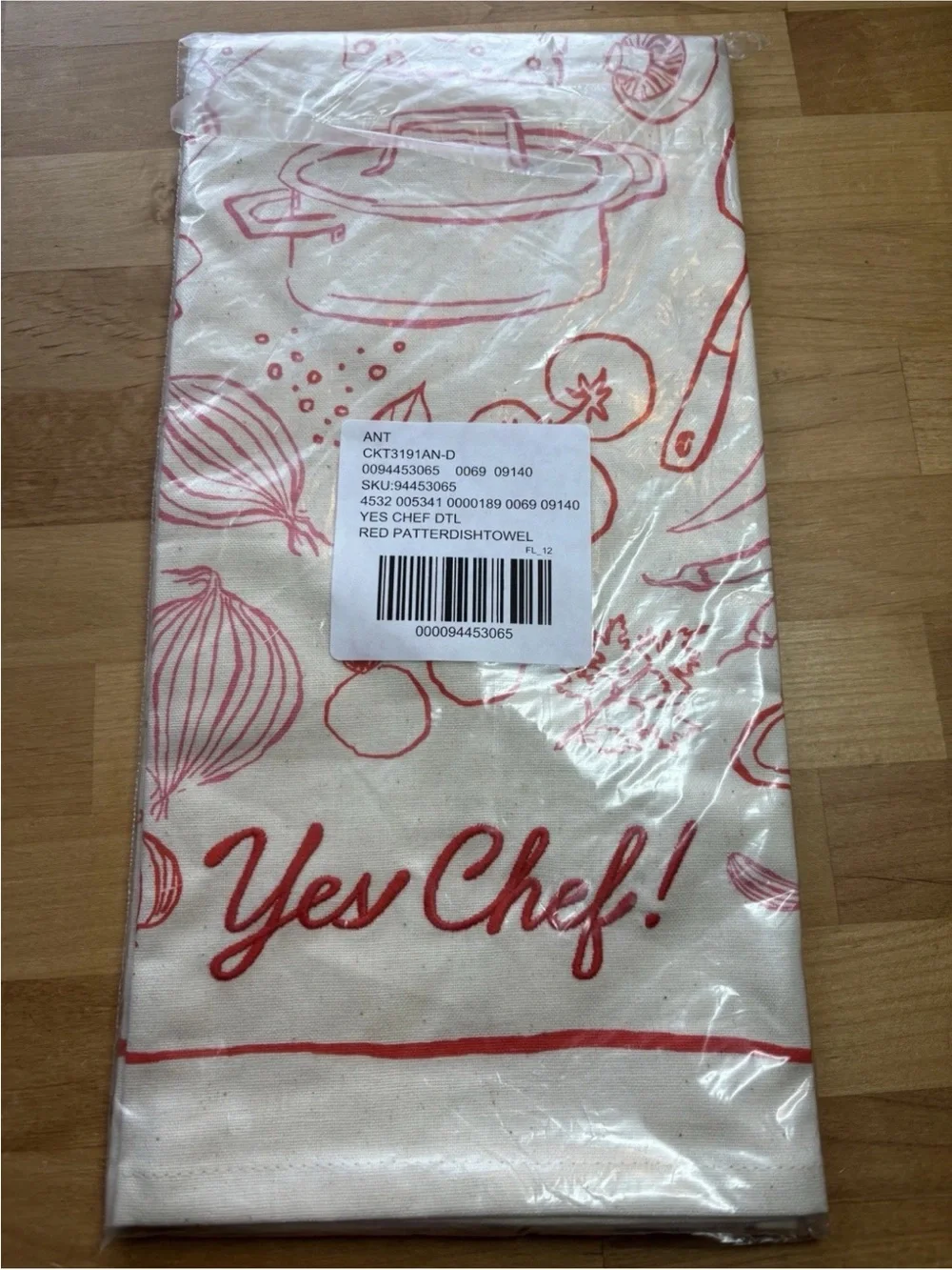 NEW Anthropologie Yes Chef Cotton Dish Towel